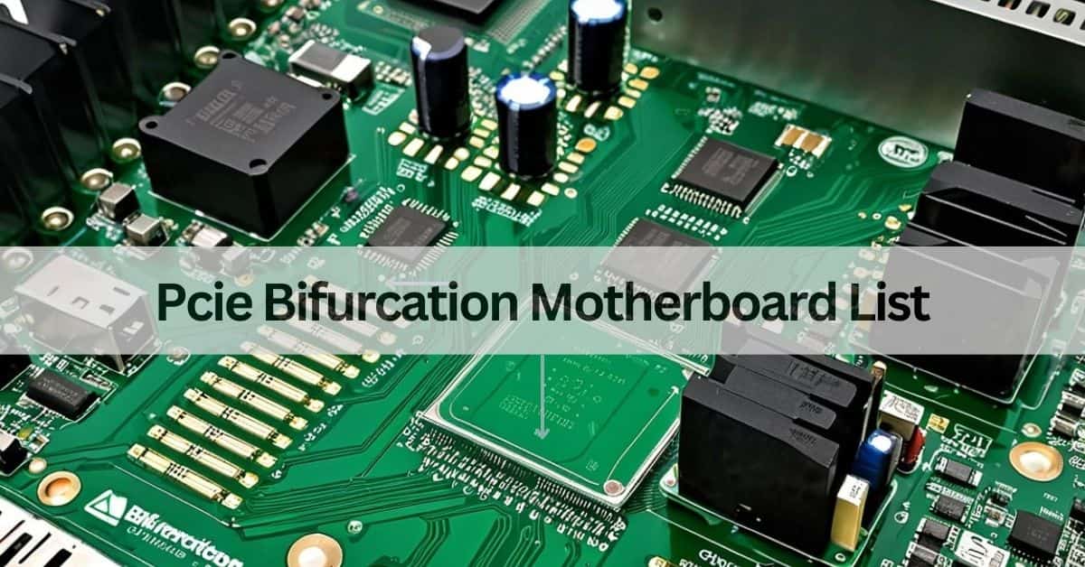 Pcie Bifurcation Motherboard List