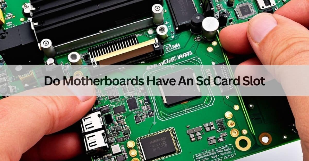 Do Motherboards Have An Sd Card Slot