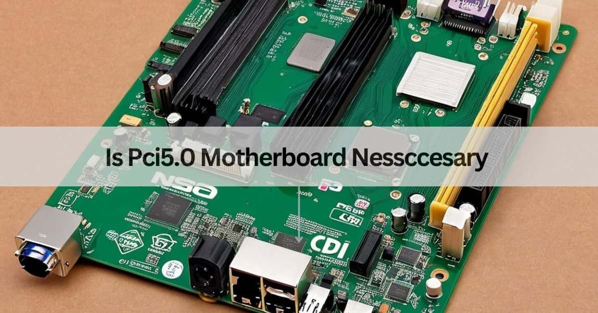 Is Pci5.0 Motherboard Nessccesary